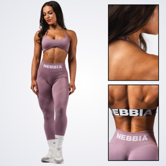 NEBBIA - Sportmelltartó FLOW SEAMLESS 495 (pink)