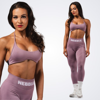 NEBBIA - Sportmelltartó FLOW SEAMLESS 495 (pink)