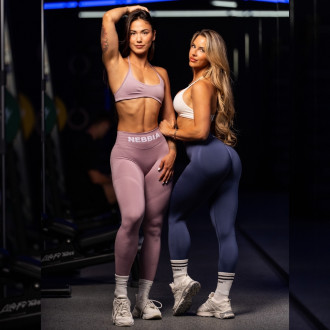 NEBBIA - Sportmelltartó FLOW SEAMLESS 495 (pink)