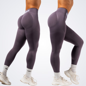 NEBBIA - Fitness leggings extra push-up FLOW SEAMLESS 496 (dark grey)