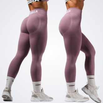 NEBBIA - Fitness leggings extra push-up FLOW SEAMLESS 496 (pink)