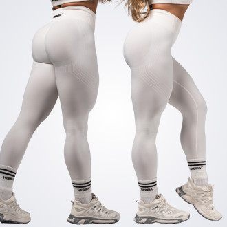 NEBBIA - Fitness leggings maximum push-up FLOW SEAMLESS 497 (cream)