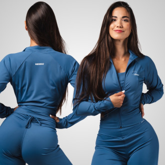 NEBBIA - Női fitness felső DENI 314 (blue)