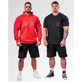 NEBBIA - Férfi kapucnis felső LEGACY 704 (red)