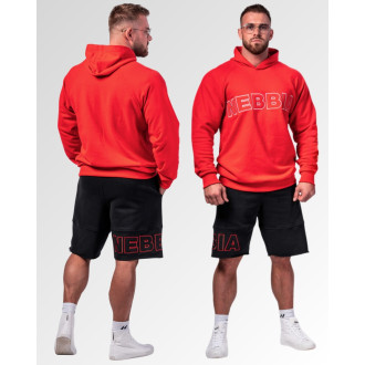 NEBBIA - Férfi kapucnis felső LEGACY 704 (red)
