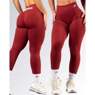 NEBBIA - Magas derekú push-up leggings POWER 888 (red)