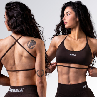 NEBBIA - Pántos sportmelltartó POWER 890 (dark brown)