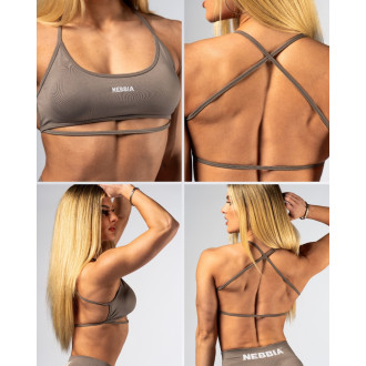 NEBBIA - Pántos sportmelltartó POWER 890 (light brown ash)