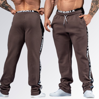 NEBBIA - Férfi fitnesz melegítőnadrág HERO 296 (brown)