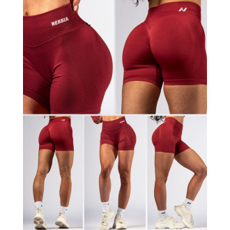 NEBBIA - Magas derekú push up short POWER 893 (red)