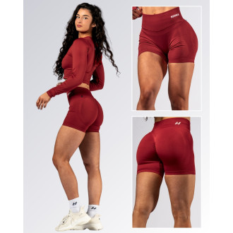 NEBBIA - Magas derekú push up short POWER 893 (red)