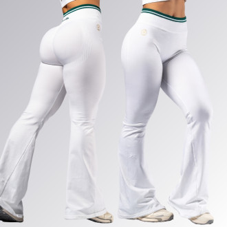 NEBBIA - Magas derekú trapéz szárú leggings CLUB D’OR 630 (white)