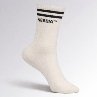 NEBBIA - Crew sportzokni 131 (cream)