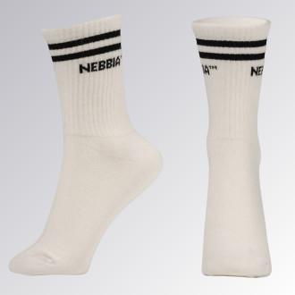NEBBIA - Crew sportzokni 131 (cream)