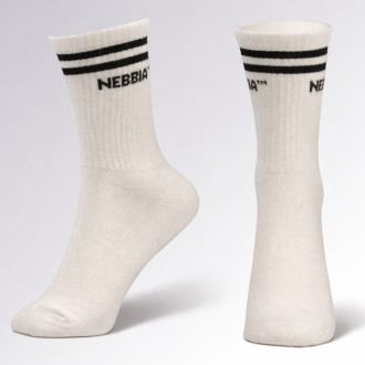 NEBBIA - Crew sportzokni 131 (cream)