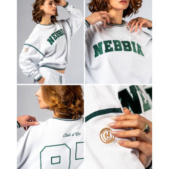 NEBBIA - Női pulóver CLUB D’OR 642 (white)