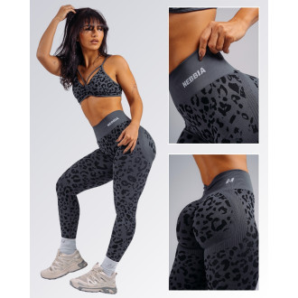 NEBBIA - Leopárdmintás fitness leggings PRIMAL 849 (BLACK LEOPARD)