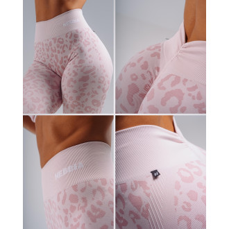 NEBBIA - Leopárdmintás fitness leggings PRIMAL 849 (PINK LEOPARD)