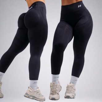 NEBBIA - Magas derekú push-up leggings PRIMAL 850 (BLACK)
