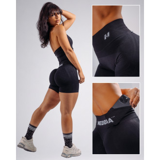 NEBBIA - Extra push-up rövidnadrág PRIMAL 857 (BLACK)