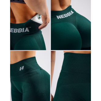 NEBBIA - Extra push-up rövidnadrág PRIMAL 857 (DARK GREEN)