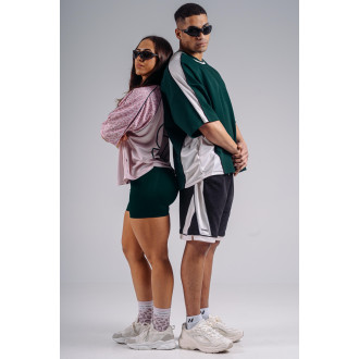 NEBBIA - Oversized női póló PRIMAL 862 (PINK LEOPARD)