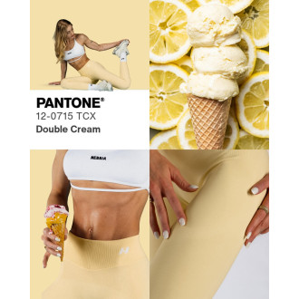NEBBIA - Magas derekú push-up leggings ICE CREAM 888 (yellow)
