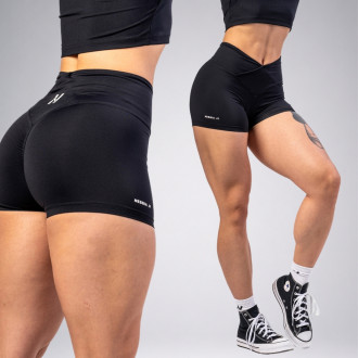 NEBBIA - Magas derekú rövidnadrág AGILE 475 (black)