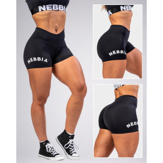 NEBBIA - GYM HERO magas derekú short 582 (black)