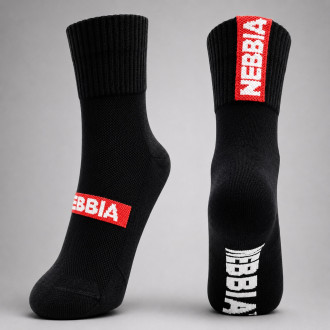 NEBBIA - Fekete sportzokni EXTRA MILE 103
