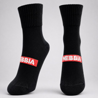 NEBBIA - Fekete sportzokni EXTRA MILE 103