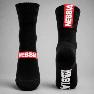 NEBBIA - Fekete sportzokni EXTRA MILE 103