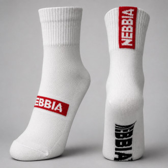NEBBIA - Fehér sportzokni EXTRA MILE 103