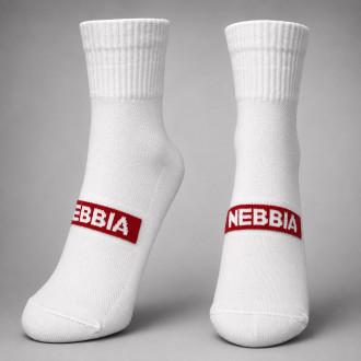 NEBBIA - Fehér sportzokni EXTRA MILE 103