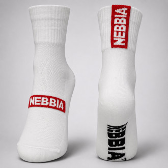 NEBBIA - Fehér sportzokni EXTRA MILE 103