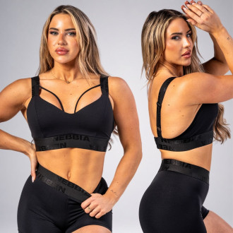 NEBBIA - Sportmelltartó párnázott 844 (black)