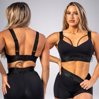 NEBBIA - Sportmelltartó párnázott 844 (black)