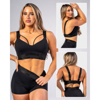 NEBBIA - Sportmelltartó párnázott 844 (black)