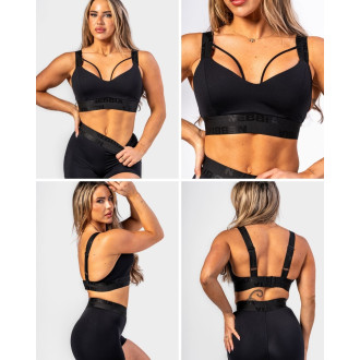 NEBBIA - Sportmelltartó párnázott 844 (black)