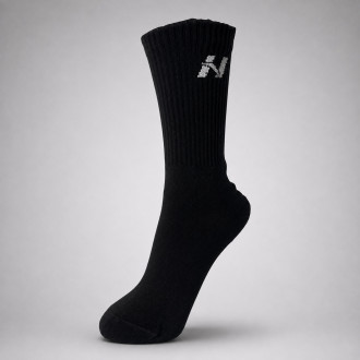 NEBBIA - Unisex sneaker sportzokni 108 (black)