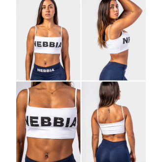 NEBBIA - Bandeau sportmelltartó BACK CHECK 612 (white)