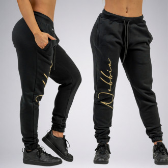 NEBBIA - Női melegítőalsó 846 (black-gold)