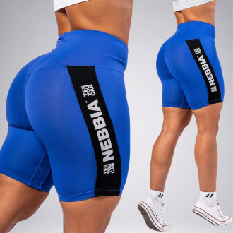NEBBIA - Női biciklis short magas derékkal ICONIC 238 (blue)