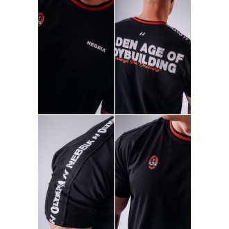 NEBBIA - OLYMPIA férfi póló 942 (black)