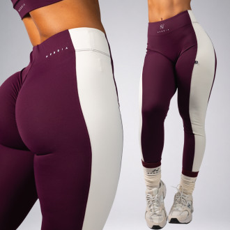 NEBBIA - High-waist leggings BLOCK 97 (852) (bordo)