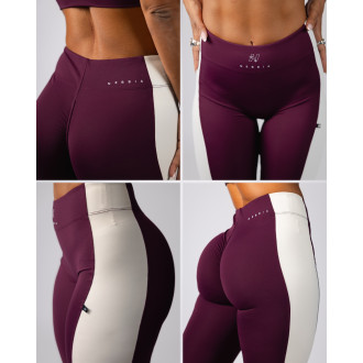 NEBBIA - High-waist leggings BLOCK 97 (852) (bordo)
