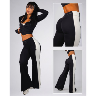 NEBBIA - Trapéz szárú fitness leggings BLOCK 97 (875) (black)