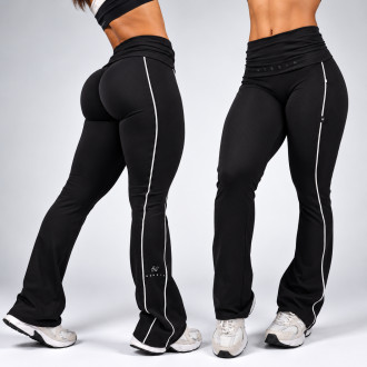 NEBBIA - Flared leggings BLOCK 97 (887) (black)