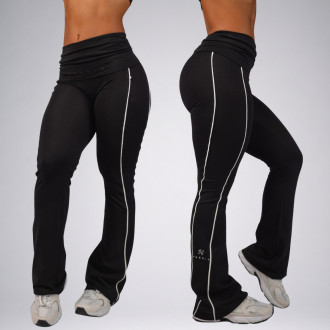 NEBBIA - Flared leggings BLOCK 97 (887) (black)