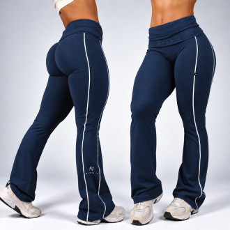 NEBBIA - Flared leggings BLOCK 97 (887) (dark blue)